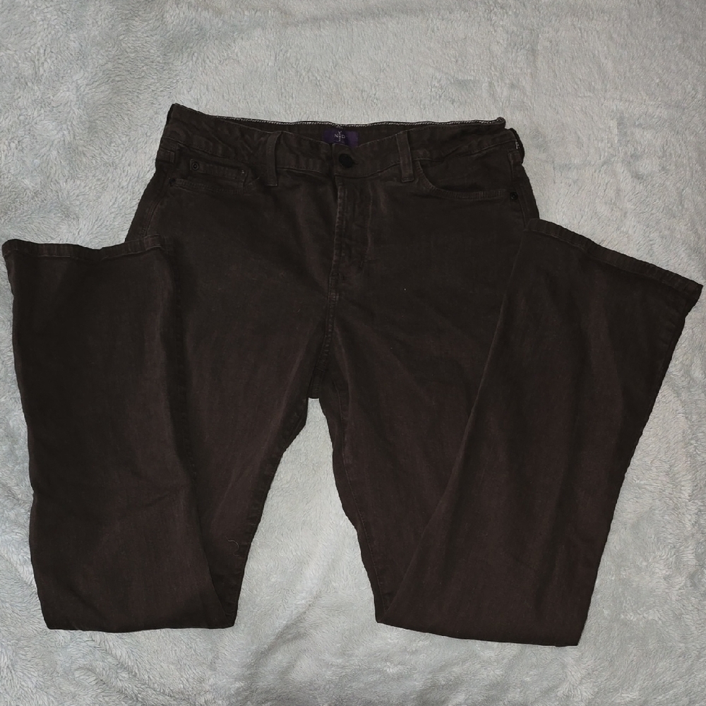 NYDJ Chocolate Billie Mini Bootcut Pants
